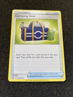 pokemon Camping Gear 122/163 Swsh05: Battle Styles Regular tcg card - Image 1