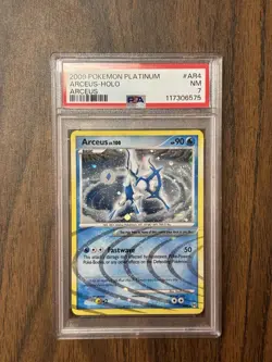 2009 Pokemon Platinum Arceus-Holo PSA Graded Card #AR4 NM 7 - Image 1
