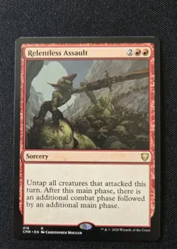 MTG - Relentless Assault - Commander Legends - Near Mint Rare CMR #416 Non Foil - Image 1