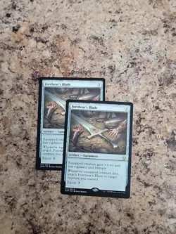 x2 Forebear's Blade R MTG Dominaria M/NM, English 2x Unplayed - Image 1