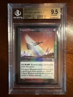Bgs 9.5 Mtg Apocalypse Legacy Weapon Foil - Image 1