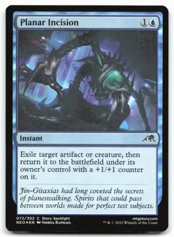 MTG Planar Incision C Kamigawa: Neon Dynasty 72 LP - Image 1