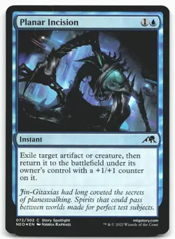 MTG Planar Incision C Kamigawa: Neon Dynasty 72 LP - Image 1