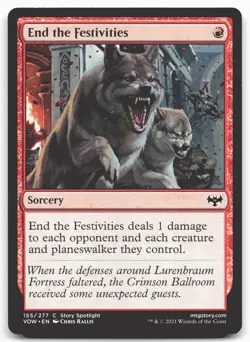 MTG End the Festivities C Innistrad: Crimson Vow 155 LP - Image 1