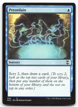 MTG Preordain C Commander: Streets of New Capenna 230 LP - Image 1