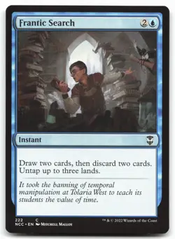 MTG Frantic Search C Commander: Streets of New Capenna 222 LP - Image 1