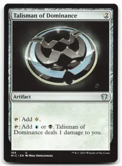 MTG Talisman of Dominance U Commander: Innistrad: Midnight Hunt 164 LP - Image 1