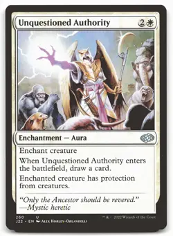 MTG Unquestioned Authority U Jumpstart 2022 260 LP - Image 1