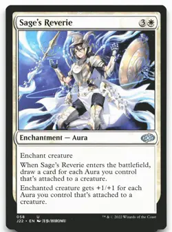 MTG Sage's Reverie U Jumpstart 2022 58 LP - Image 1