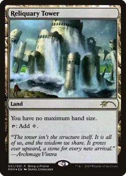 Reliquary Tower (Bring a Friend ) FOIL NM #! Unique and Miscellaneous Promos MTG - Image 1