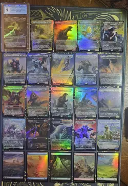 Entire Foil Godzilla Kaiju Set (All 25 Cards) Ikoria - Secret Lair - Promos MTG - Image 1