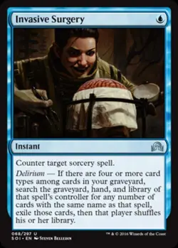 Invasive Surgery -Foil Light Play MTG Shadows Over Innistrad - Image 1