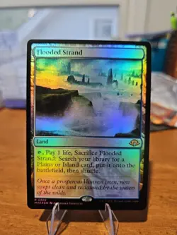 MTG Modern Horizons 3 Foil Flooded Strand Card #220 - Image 1
