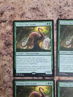 4x Verdant Sun's Avatar NM-Mint, English Ixalan MTG Magic Unplayed Playset x4 - Image 3