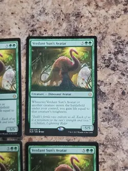 4x Verdant Sun's Avatar NM-Mint, English Ixalan MTG Magic Unplayed Playset x4 - Image 4