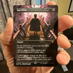 Sacrifice - Borderless - MTG - Nm - Regular - Image 1