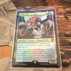 MTG Yuna, Hope Of Spira - 250 - Magic: Final Fantasy MTG - Rare - FOIL - Image 2