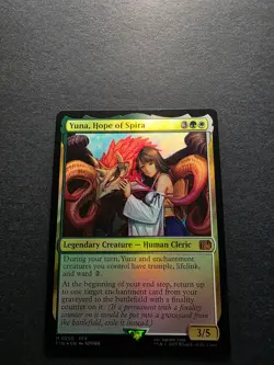 MTG Yuna, Hope Of Spira - 250 - Magic: Final Fantasy MTG - Rare - FOIL - Image 1