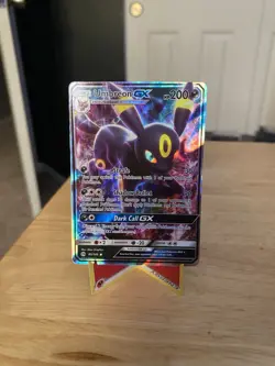 Pokemon TCG Umbreon GX 80/149 Sun & Moon Base Set Ultra Rare Holo - Image 1