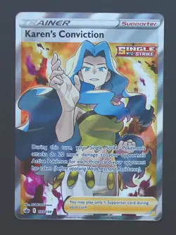 Karen's Conviction 193/198 - Chilling Reign Pokemon TCG - NM - Image 1