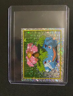 POKEMON FOIL STICKER VENUSAUR MERLIN PRISM TOPPS MINT NEW SERIES 2 #124 - Image 1