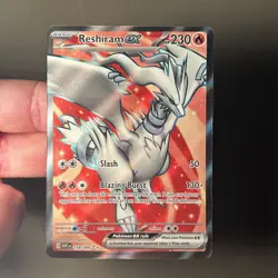 Pokemon TCG Reshiram ex 158/086 2025 White Flare Ultra Rare Card - NM - Image 1