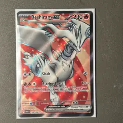 Pokemon TCG Reshiram ex 158/086 2025 White Flare Ultra Rare Card - NM - Image 6