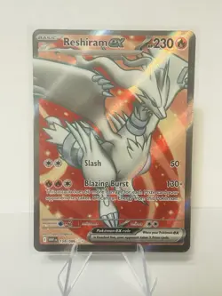 Pokemon TCG Reshiram ex 158/086 2025 White Flare Ultra Rare Card - NM - Image 3
