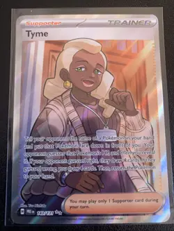 Pokemon Cards Tyme Trainer Supporter Prismatic Evolutions 143/131 NM - Image 1