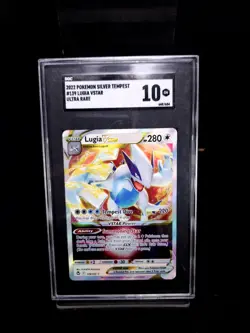 SGC 10 Gem Mint - Lugia Vstar 139/195 Silver Tempest Full Art Pokemon L1700 - Image 1