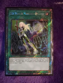 Sky Stiker Mobilize - Engage! Platinum Secret RA03 NM Yugioh - Image 1