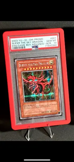 Yugioh 2003 GBI-001-002-003 Slifer Obelisk Ra Secret Promo PSA 10 SEQUENTIAL SET - Image 2