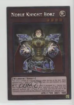Noble Knight Borz (Platinum) YuGiOh s of the Round Table Box Set #NKRT-EN009 - Image 1