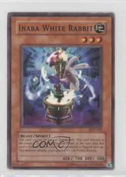 Inaba White Rabbit Unlimited YuGiOh Legacy of Darkness #LOD-065 2003 - Image 1