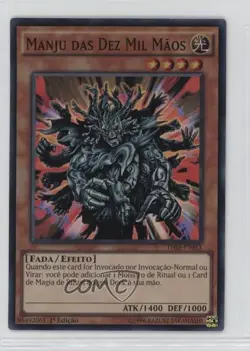 Manju of the Ten Thousand Hands Portuguese 1st Ed. YuGiOh Secret Forces - Image 1