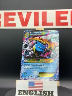 Pokemon TCG 2014 M Blastoise EX XY Base Set Holo Card #30/146 Ultra Rare - HP - Image 1