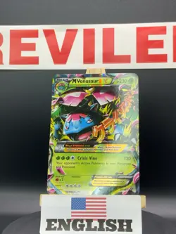 Pokemon Card M Venusaur EX #2/146 XY Base Set 2014 Rare Holo - LP - Image 1