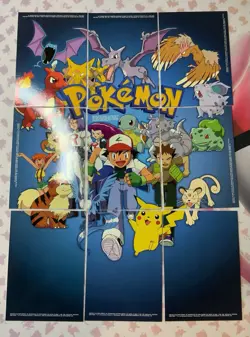 1999 Pokemon TV Animation Series 1 Complete 9 card Puzzle Set (Near Mint) - Image 1