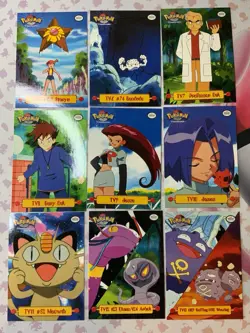 1999 Pokemon TV Animation Series 1 Complete 9 card Puzzle Set (Near Mint) - Image 2