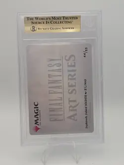 Sephiroth, Fabled SOLDIER Art Card Signature MTG Final Fantasy 44/53 BGS 10 - Image 2