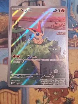 Victini 208 Black Star Promo Full Art Pokemon TCG Card - Near Mint - Image 1