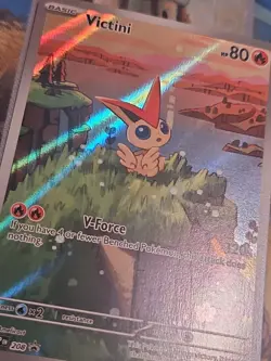 Victini 208 Black Star Promo Full Art Pokemon TCG Card - Near Mint - Image 2