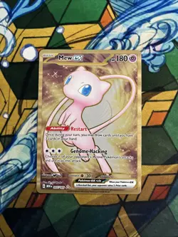 Mew Ex Metal Gold NM | 205/165 UPC Promo Card Scarlet & Violet 151 | Pokemon TCG - Image 1
