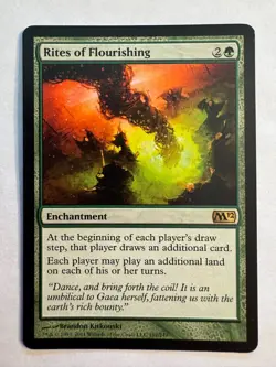 Rites of Flourishing Core Set 2012 (M12) MTG Magic LP/MP - Image 1
