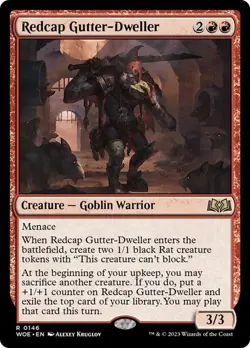 Redcap Gutter-Dweller Wilds of Eldraine MTG Magic - Image 1