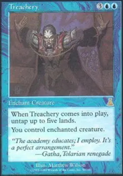 Treachery LP, English MTG Urza's Destiny - Image 1