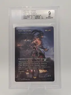 Clive Rosfield - Vial Smasher the Fierce (Showcase) Final Fantasy MTG BGS 9 - Image 1