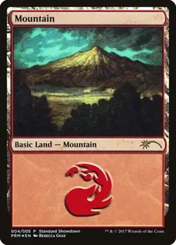 2x Mountain - Foil Promo Ixalan MP MTG - Image 1