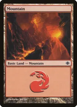 Mountain (#243) - Foil Shards of Alara MP MTG - Image 1