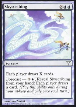 Skyscribing - Medium Play MTG Dissension - Image 1